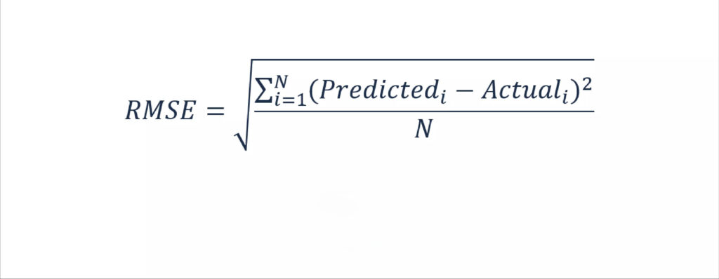 Root Mean Square Error (RMSE) in Machine Learning